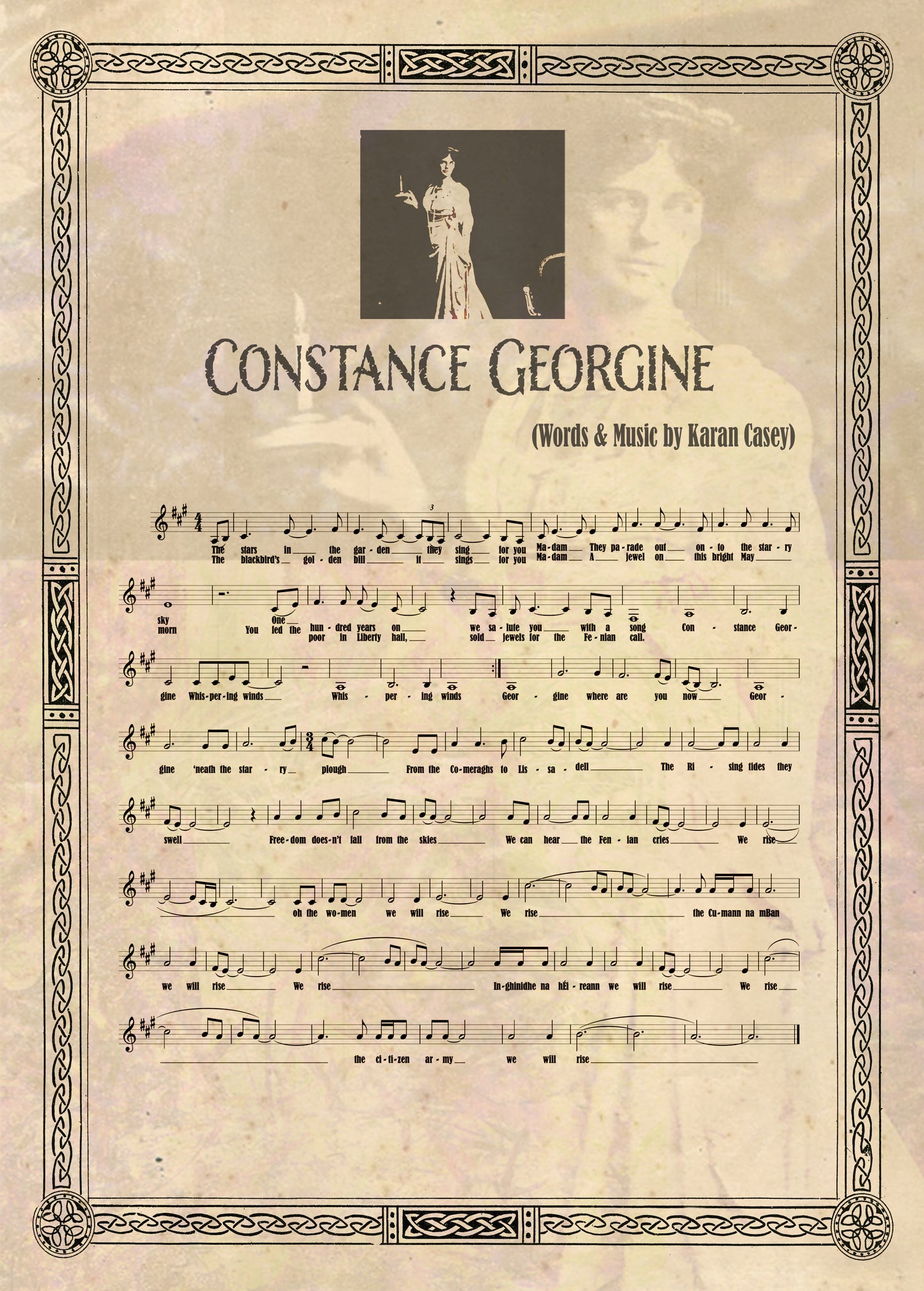 Constance Georgine - Broadsheet